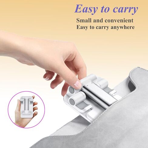 Foldable Cell Phone Stand for Desk, Angle Height Adjustable Phone Stand Holder for Desk/ipad, Compatible for iPhone Samsung and Other Smart Phones Desk Accessories Phone Holder，Baby Sloth in Saudi Arabia