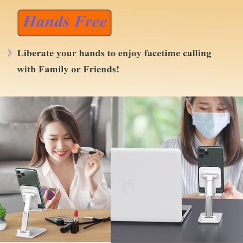 Foldable Cell Phone Stand for Desk, Angle Height Adjustable Phone Stand Holder for Desk/ipad, Compatible for iPhone Samsung and Other Smart Phones Desk Accessories Phone Holder，Baby Sloth in Saudi Arabia