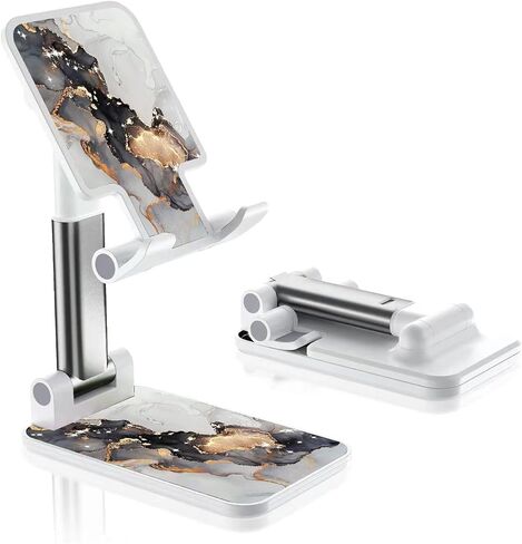 Foldable Cell Phone Stand for Desk, Angle Height Adjustable Phone Stand Holder for Desk/ipad, Compatible for iPhone Samsung and Other Smart Phones Desk Accessories Phone Holder，Baby Sloth in Saudi Arabia