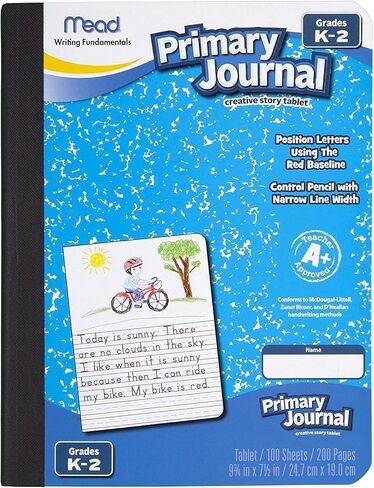 Mead Primary Journal K-2nd Grade 2 Pack Including 24 Pink Cap Eraser and 4 Large Erasers, Latex-Free in Kuwait
