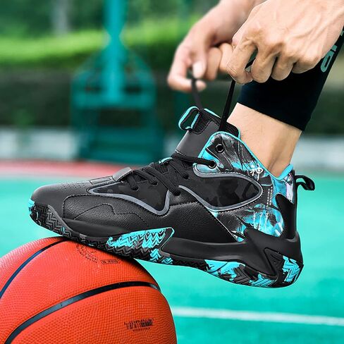 CJSPORX Mens Basketball Shoes Breathable Non Slip Running Fashion Sneakers in Saudi Arabia
