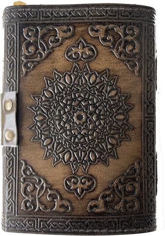 كراسة رسم مجلة جلدية عتيقة لرسم مذكرات قديمة من الظلال، دفتر ملاحظات فارغ، ورق جريموري ديكل حافة، وجه نسائي، مجلة عتيقة مع قفل، مجلة كتابة أقرب للرجال والنساء، 7 × 5 بوصة in Kuwait