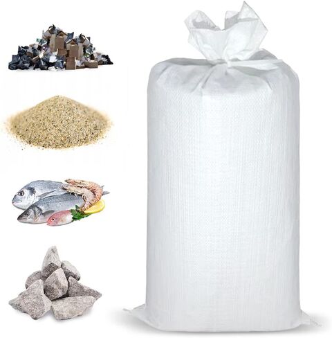 Heavy Duty Sandbags Woven Polypropylene Sand bags UV Protection Empty sandbag 10 Packs 21.6" x 33.4" Sand Bags Flood Protection Flood Barrier Quick in Saudi Arabia