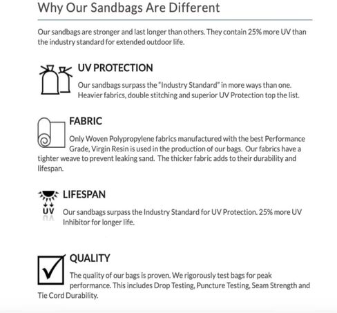 Heavy Duty Sandbags Woven Polypropylene Sand bags UV Protection Empty sandbag 10 Packs 21.6" x 33.4" Sand Bags Flood Protection Flood Barrier Quick in Saudi Arabia