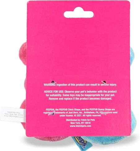 Peeps Bunnies Plush Catnip Cat Toys in Pink and Blue, 4"- 2 Count | Small Cat Toy Set with 2 Cat Toys | Catnip Cat Toys Plush Cat Toys from Peeps Marshmallow Candy Brand in Kuwait