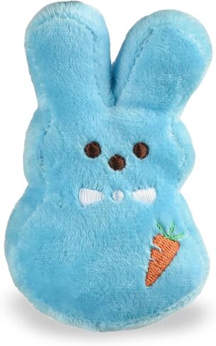 Peeps Bunnies Plush Catnip Cat Toys in Pink and Blue, 4"- 2 Count | Small Cat Toy Set with 2 Cat Toys | Catnip Cat Toys Plush Cat Toys from Peeps Marshmallow Candy Brand in Kuwait