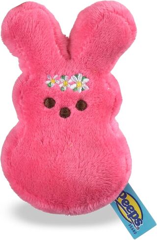 Peeps Bunnies Plush Catnip Cat Toys in Pink and Blue, 4"- 2 Count | Small Cat Toy Set with 2 Cat Toys | Catnip Cat Toys Plush Cat Toys from Peeps Marshmallow Candy Brand in Kuwait
