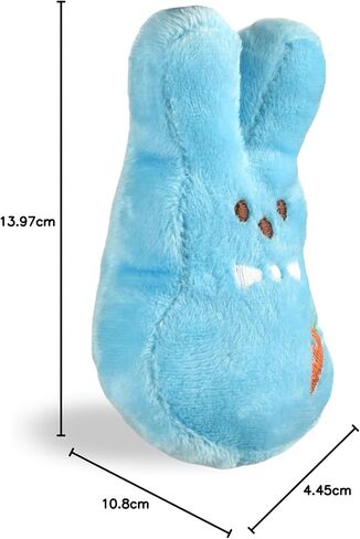 Peeps Bunnies Plush Catnip Cat Toys in Pink and Blue, 4"- 2 Count | Small Cat Toy Set with 2 Cat Toys | Catnip Cat Toys Plush Cat Toys from Peeps Marshmallow Candy Brand in Kuwait