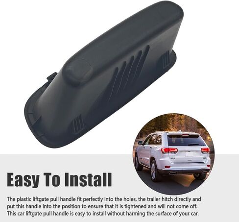 Liftgate Inside Pull Handle 1UA33DX9AA 53296719 Fit for Cherokee Compass Dodge Durango 2011-2023, Black Tailgate Handle Inner Interior Inside in Saudi Arabia