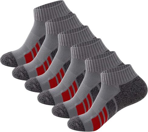 Sock Amazing 6 Pairs Low Cut Socks Cushion Athletic Socks for Running Cycling in Saudi Arabia
