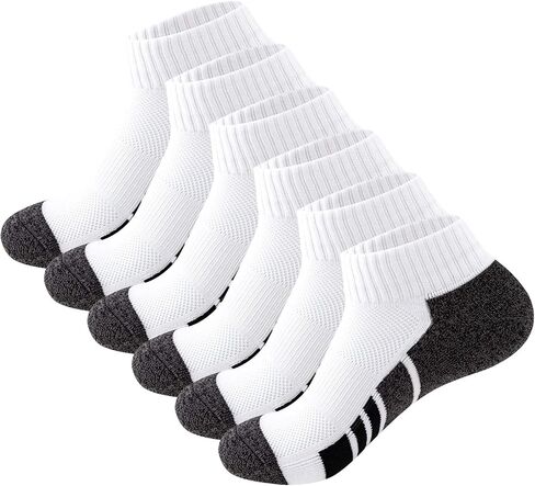 Sock Amazing 6 Pairs Low Cut Socks Cushion Athletic Socks for Running Cycling in Saudi Arabia