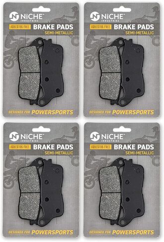 NICHE Brake Pad Set for Honda VFR1200X VFR1200FD 06435-MGE-D02 Rear Semi-Metallic in Saudi Arabia