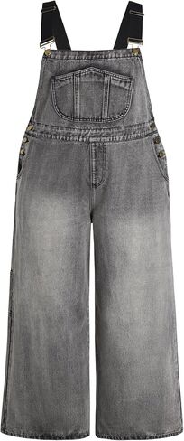 بذلة CIDER النسائية ذات جيب واسع الساق من الدنيم مقاس كبير in Kuwait