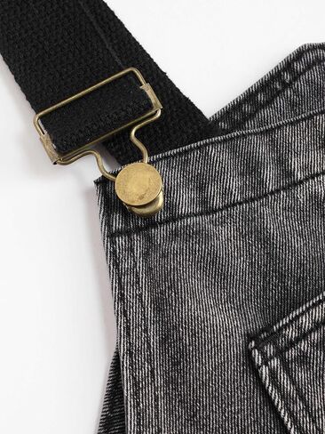 بذلة CIDER النسائية ذات جيب واسع الساق من الدنيم مقاس كبير in Kuwait