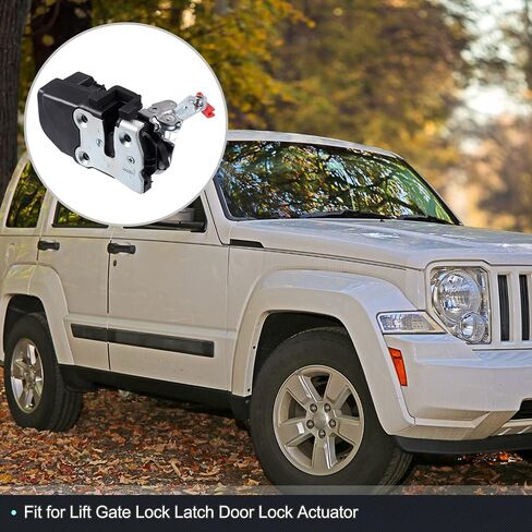 X AUTOHAUX Rear Side Rear Tailgate Lock Liftgate Latch Actuator Motor for Jeep Liberty Sport Utility 2002 2003 2004 2005 931-713 55360641AA 55360641AB in Saudi Arabia