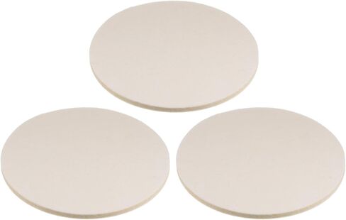 3pcs Wool Felt Polishing Pads, 6 inch Buffing Wheel Polish Pad Flocking Hook & Loop Back for Car Glass Plastic Metal Stone in Saudi Arabia
