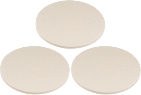 3pcs Wool Felt Polishing Pads, 6 inch Buffing Wheel Polish Pad Flocking Hook & Loop Back for Car Glass Plastic Metal Stone in Saudi Arabia