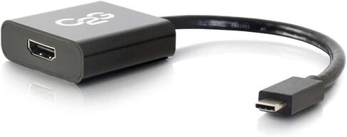 C2G USB Adapter, USB C to Display Port Adapter Converter, Black, Cables to Go 29474 in Saudi Arabia