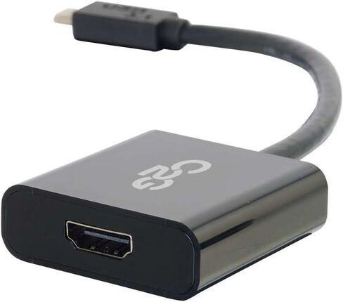 C2G USB Adapter, USB C to Display Port Adapter Converter, Black, Cables to Go 29474 in Saudi Arabia