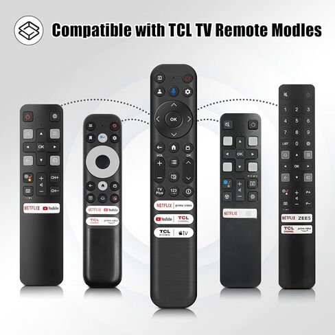 𝐑𝐂𝟖𝟏𝟑 Voice Remote Control for TCL TV Replacement Remote, Compatible with TCL-Google Q6/Q7/QM8/S3/S4 Series - RC813 in Saudi Arabia