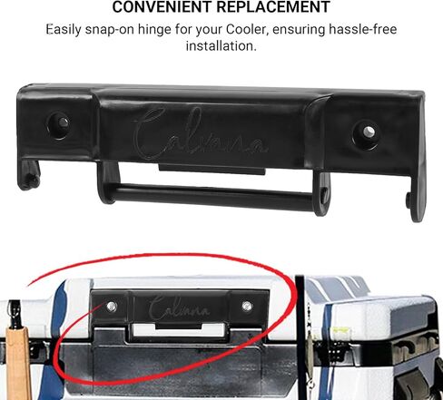 Cooler Snap-On Hinge Replacement for Igloo Trailmate Coolers (Screws Included) in Saudi Arabia