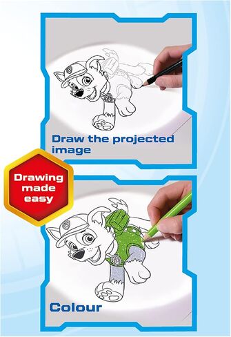 Nickelodeon PAW Patrol: جهاز عرض الرسم، ارسم الجراء المفضلة لديك، 6 صور سهلة التغيير، رسم، للأطفال من عمر 3 سنوات فما فوق in Saudi Arabia