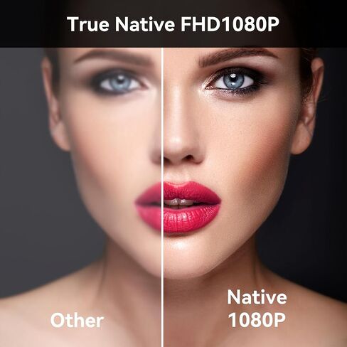 جهاز عرض صغير مع واي فاي وبلوتوث، جهاز عرض ذكي 1080 بكسل مع Keystone 4K تلقائي يدعم 10000 لومن، جهاز عرض أفلام يدور 180 درجة in Kuwait