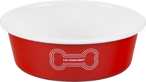 Le Creuset Enamel on Steel Large Dog Bowl, 6 Cups, Dark Blue in Kuwait