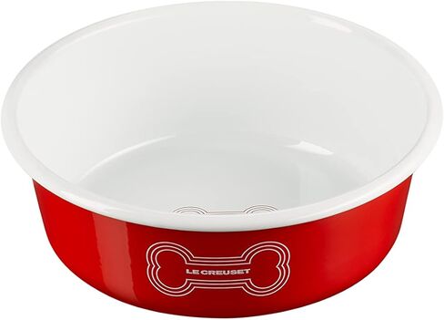 Le Creuset Enamel on Steel Large Dog Bowl, 6 Cups, Dark Blue in Kuwait