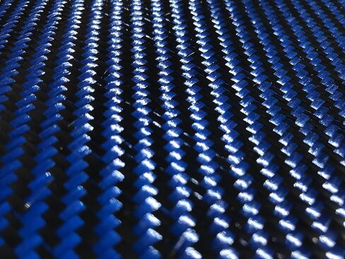 12" x 5 FT - Kevlar FABRIC-2x2 Twill WEAVE-3K/240g (Blue) in Saudi Arabia