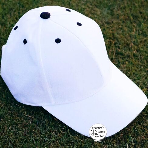 Gift for Grandpa Fathers Day Gift Golf Marker - Grandpa Gifts from Grandson Granddaughter, Poppy Golf Lovers Valentines Christmas Magnetic Hat Clip, Grandpa's Lucky Marker in Saudi Arabia
