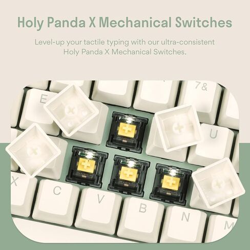 DROP Expression Series Togekey TKL Mechanical Keyboard - Gateron Yellow KS3 Linear Switches - PBT Double-Shot Keycaps - LED Backlight - Silver in Saudi Arabia