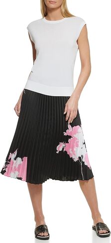DKNY Women's Sleeveless Lightweight Crew Neck Sweaters in Saudi Arabia