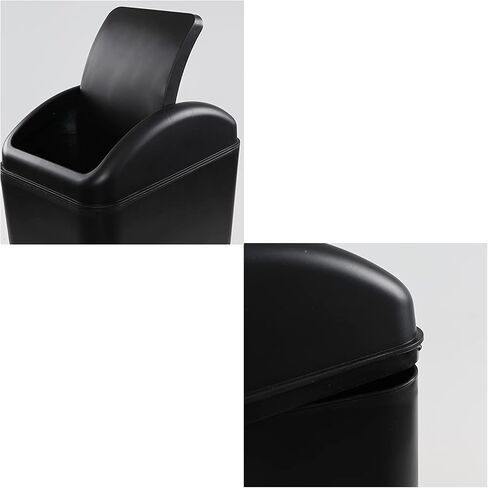 Ponpong 3.5 Gallon Plastic Swing Top Trash Can in Saudi Arabia