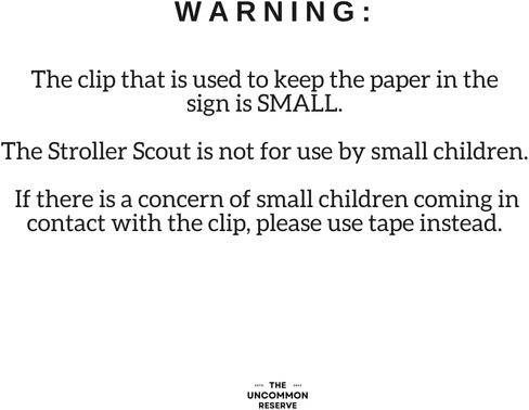 Stroller Identifier Marker Sign Flag Stroller- The Stroller Scout in Saudi Arabia
