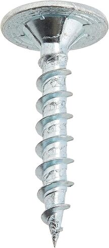 FastCap Professional PowerHead #10 Wood Screw, 1-1/4" Length, 9/16" Head, Self-Tapping, Zinc Coated, Square Drive, Type 17 Point. The Ultimate Strength & Holding Power. (200 Pieces) in Saudi Arabia