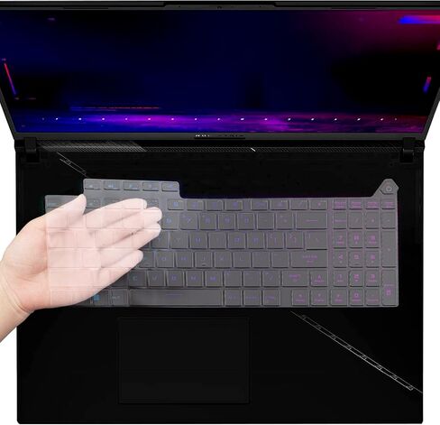 Ultra Thin Keyboard Cover for for 2023 Asus ROG Strix Scar 18 G834 G834JY, ROG Strix G18 G814 G814JI G814JZ Series Laptop, US Layout Ultra Thin TPU Protector Skin in Saudi Arabia