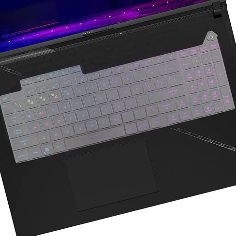 Ultra Thin Keyboard Cover for for 2023 Asus ROG Strix Scar 18 G834 G834JY, ROG Strix G18 G814 G814JI G814JZ Series Laptop, US Layout Ultra Thin TPU Protector Skin in Saudi Arabia