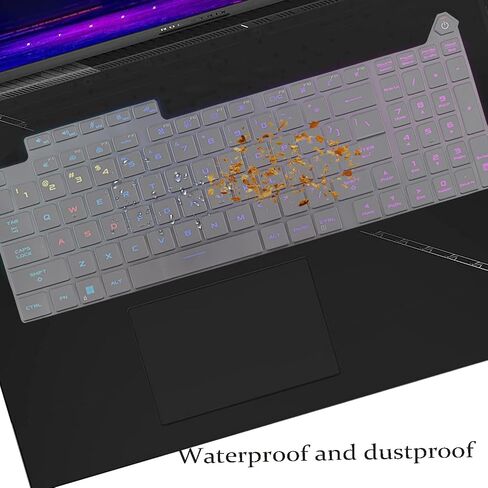 Ultra Thin Keyboard Cover for for 2023 Asus ROG Strix Scar 18 G834 G834JY, ROG Strix G18 G814 G814JI G814JZ Series Laptop, US Layout Ultra Thin TPU Protector Skin in Saudi Arabia