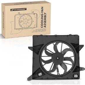 A-Premium Engine Radiator Cooling Fan Assembly Compatible with Select Cadillac Models - SRX 2010-2016 - Replace# 20883034
