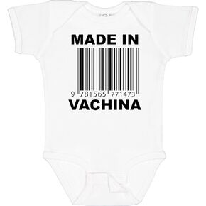 inktastic Made in Vachina Funny Baby Bodysuit