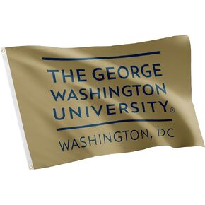 Desert Cactus The George Washington University Flag GW Flags Banners 100% Polyester Indoor Outdoor 3x5 (Style 4)