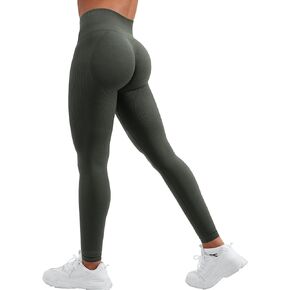 YEOREO Vivien Workout Leggings for Women High Waist Scrunch Butt Lifting Leggings Smile Contour Seamless Gym Yoga Pants