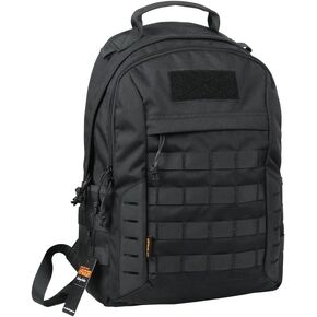 EXCELLENT ELITE SPANKER Military Tactical Backpack 18L Molle Backpacks Army Assault Survival Rucksack Pack (BLK)