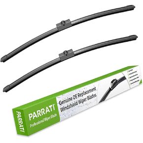 PARRATI® 24 Inch & 24 inch of High Performance Premium All-Season Automotive Replacement Windshield Wiper Blades, Easy DIY Install & Superior Road Visibility, Durable Stable And Quiet (Set of 2)