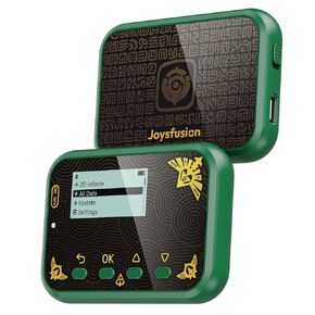 محاكي Joysfusion NFC، تخزين 3000 بيانات NFC، دعم المسح الضوئي غير المحدود، شاشة 1.2 بوصة، أزرار تحكم سهلة، قابلة لإعادة الشحن للعب لا نهاية له، متوافق مع أكثر من 50 لعبة (أحمر)