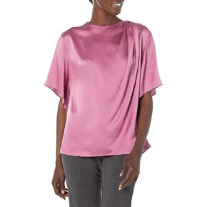 Vince Women's Flutter SLV Draped Nk Blouse