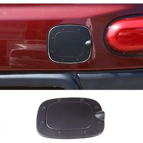 LLKUANG Car Gas Cap Fuel Door Decoration Kit Fit for Toyot@ FJ Cruiser 2007-2021 ABS Plastic Auto Fuel Tank Cover Trim