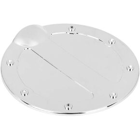 Silver Tone Car Gas Tank Cap Fuel Filler Door Cover for Ford F150 2009-2014 Gas Cap