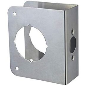 Door Guard Reinforcer 1-3/8" Thick with 2-3/8" Backset 2-1/8" Bore in Stainless Steel Finish 2PCS